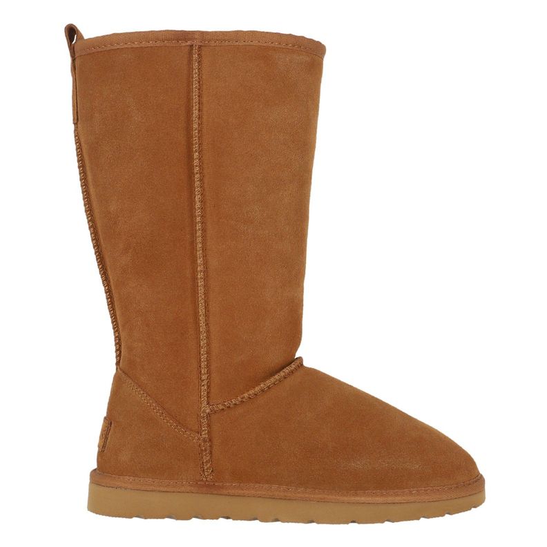 Bota Bamers Blast High Leather Mujer Caramelo
