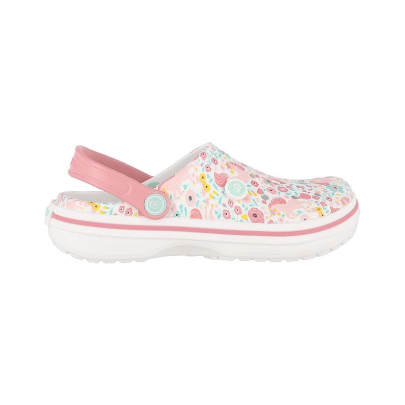 Zuecos Joven Bamers Airline Blanco Print-0