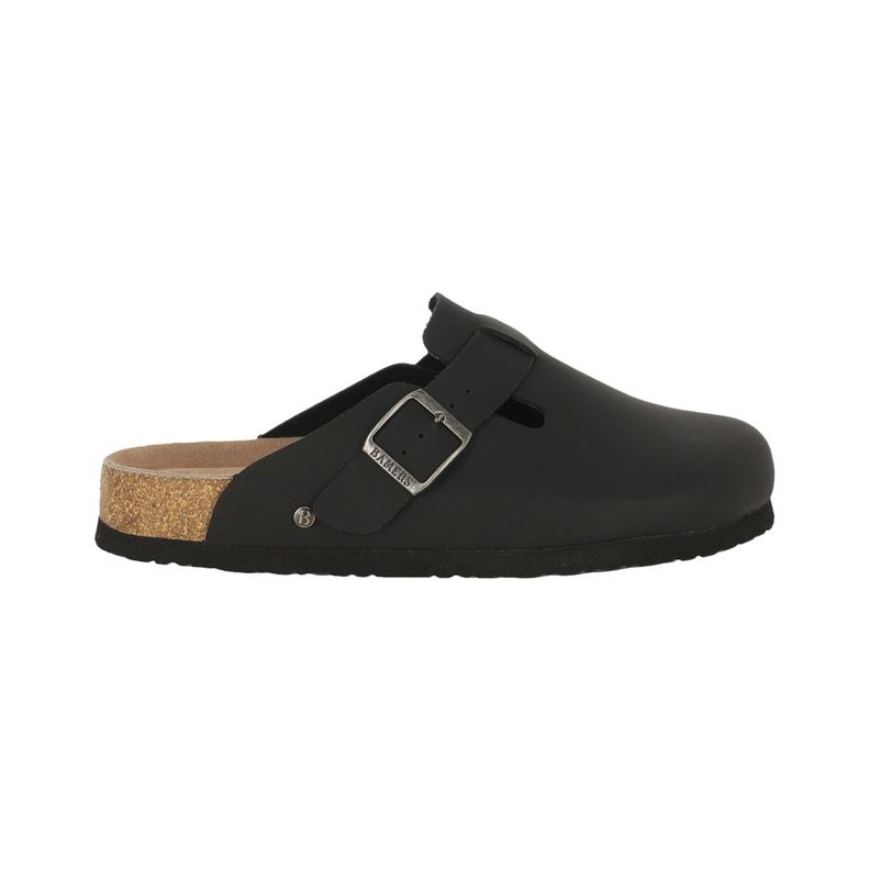 Zueco Mujer  Bamers Classic Buckle Negro-0