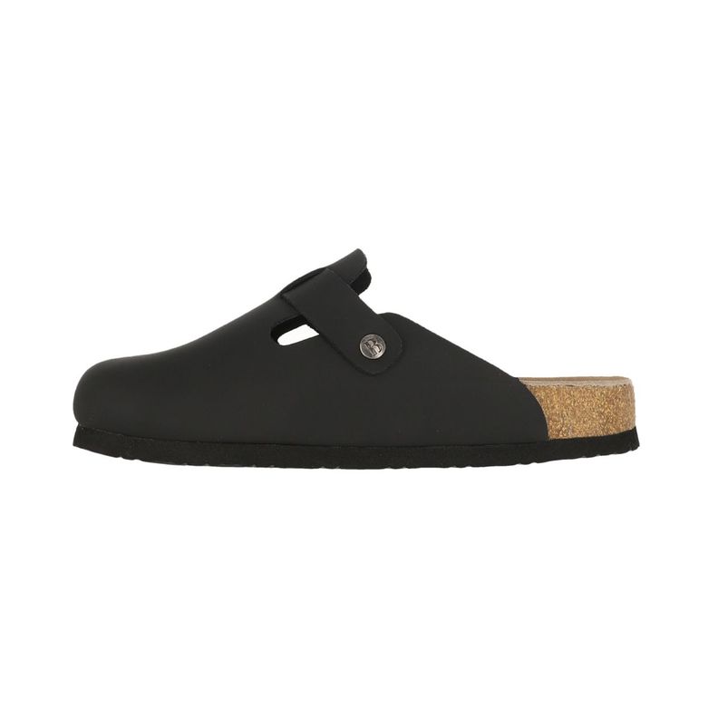 Zueco Mujer  Bamers Classic Buckle Negro-1