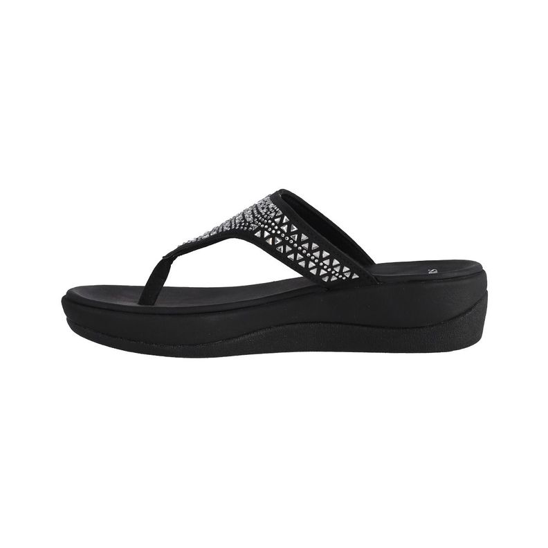 Hawaianas Plataforma Mujer Bamers Cruz Negro-1