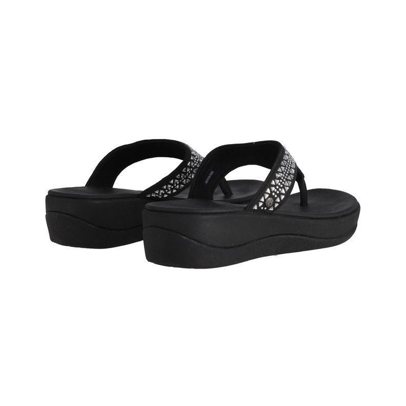 Hawaianas Plataforma Mujer Bamers Cruz Negro-5