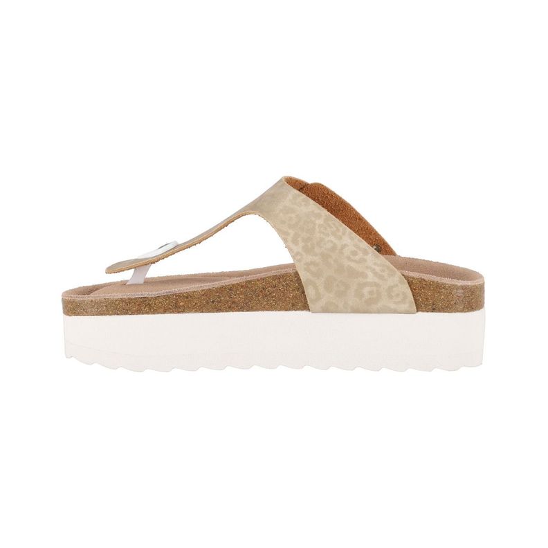 Sandalias Plataforma Mujer Bamers Kend Dorada-1