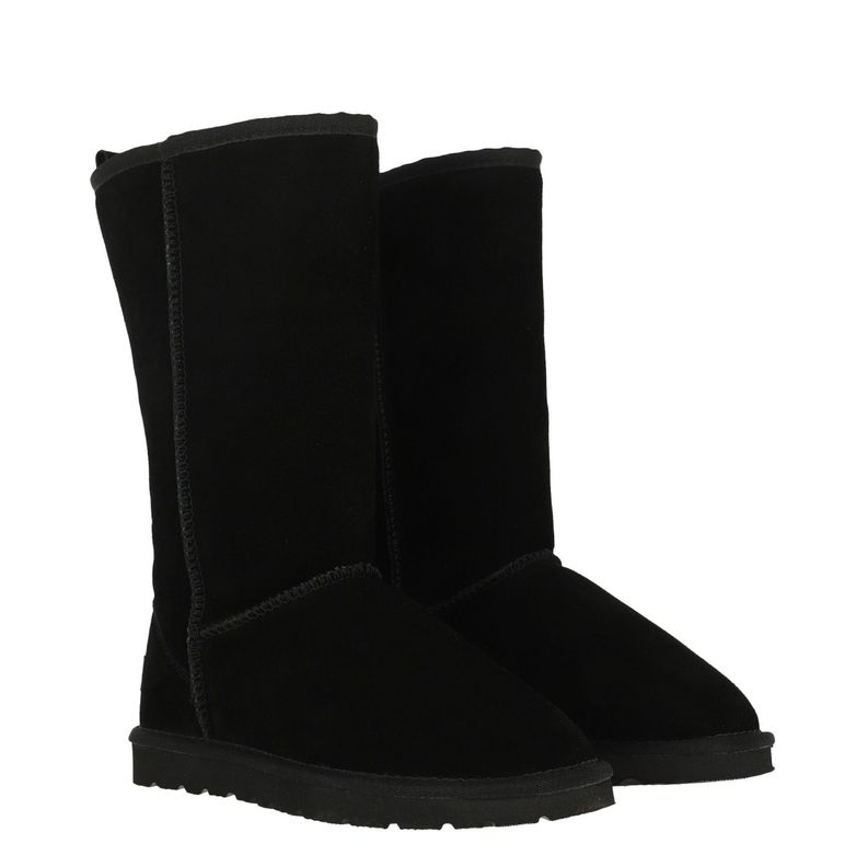 Bota Mujer  Bamers Blast High Leather  Negro-3