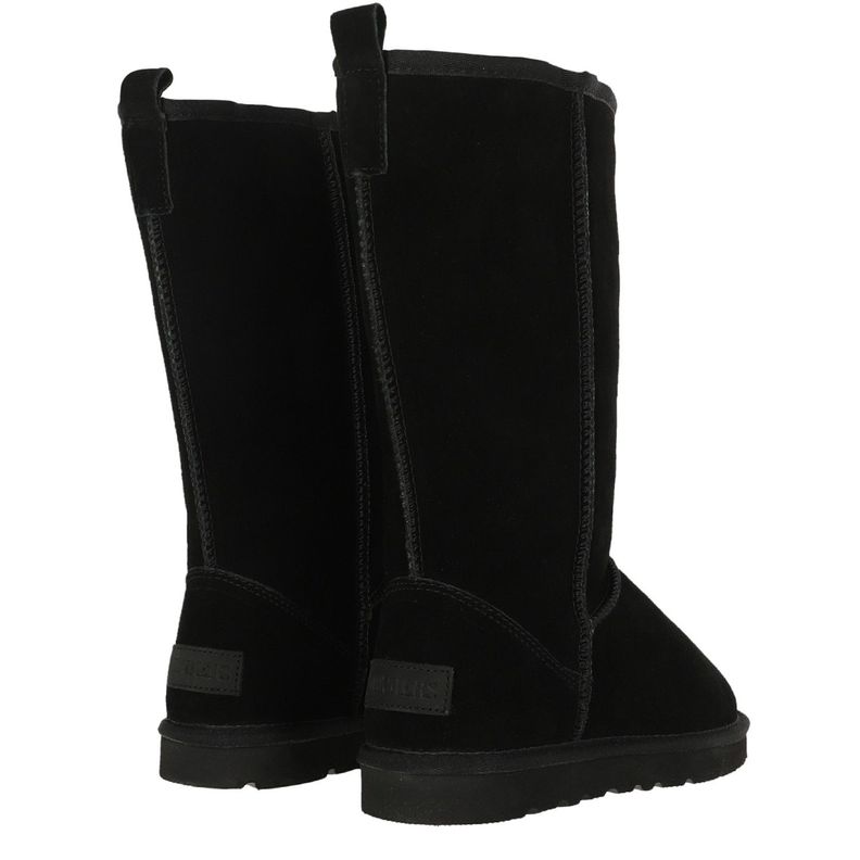 Bota Mujer  Bamers Blast High Leather  Negro-4