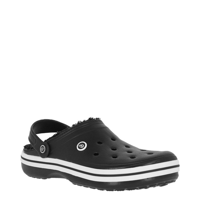 Zueco Hombre   Bamers Refugio Line Negro/Blanco-1