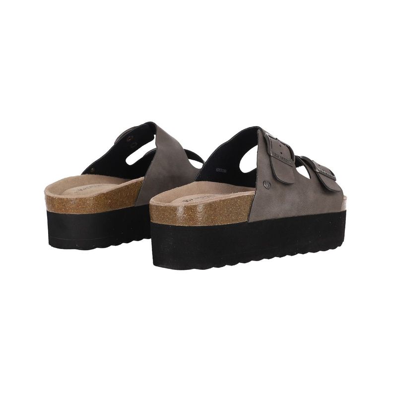 Sandalia Bamers Kend Hight Mujer Gris-5