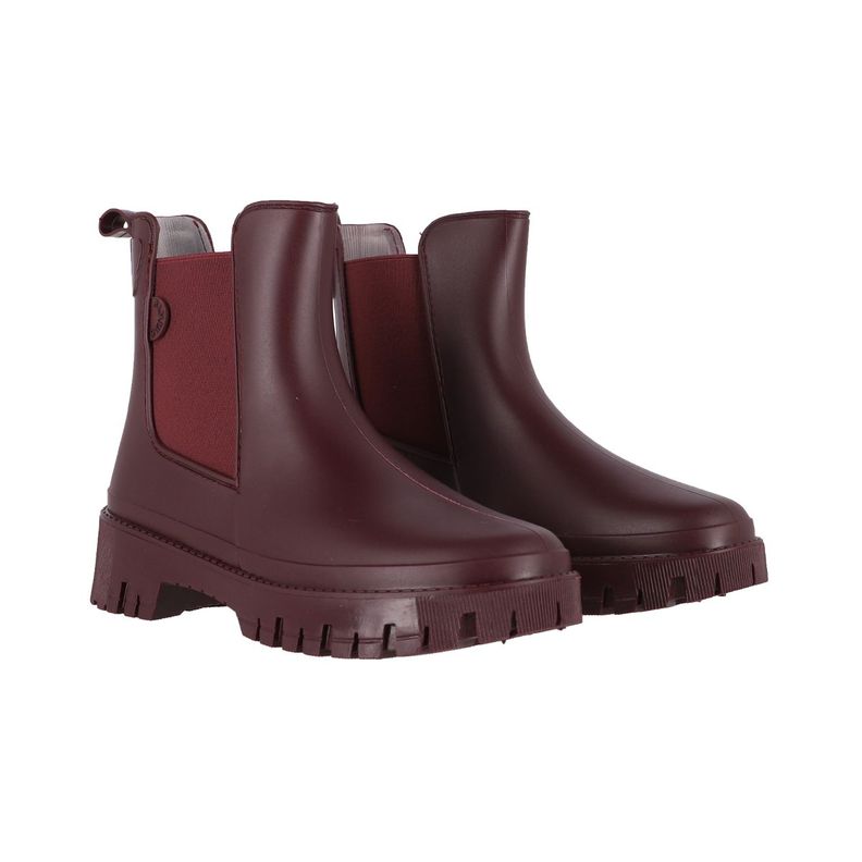 Botas de Agua Mujer Bamers Rainy Burdeo-4