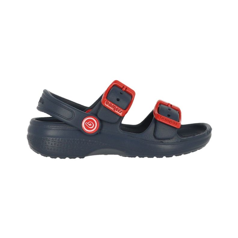 Sandalia Bamers Kend Heel Band Niño Azul Marino-0