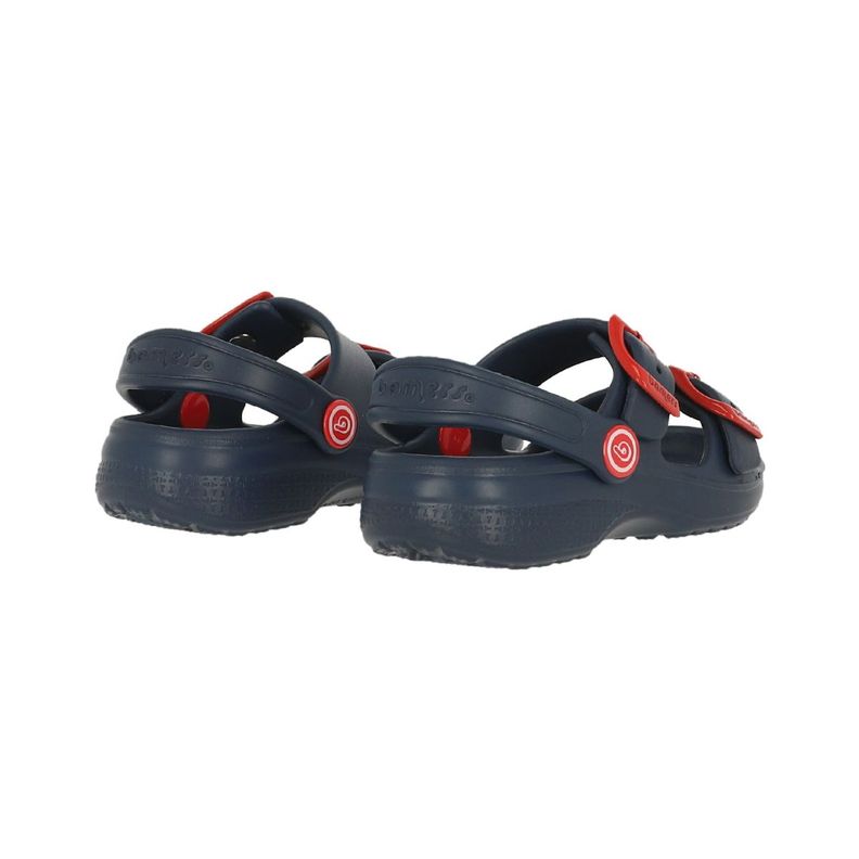 Sandalia Bamers Kend Heel Band Niño Azul Marino-3