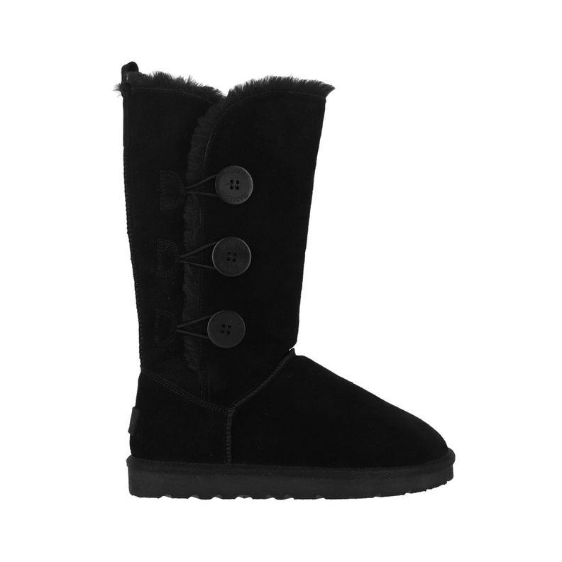 Bota Bamers Blast Button High Mujer Negro-0