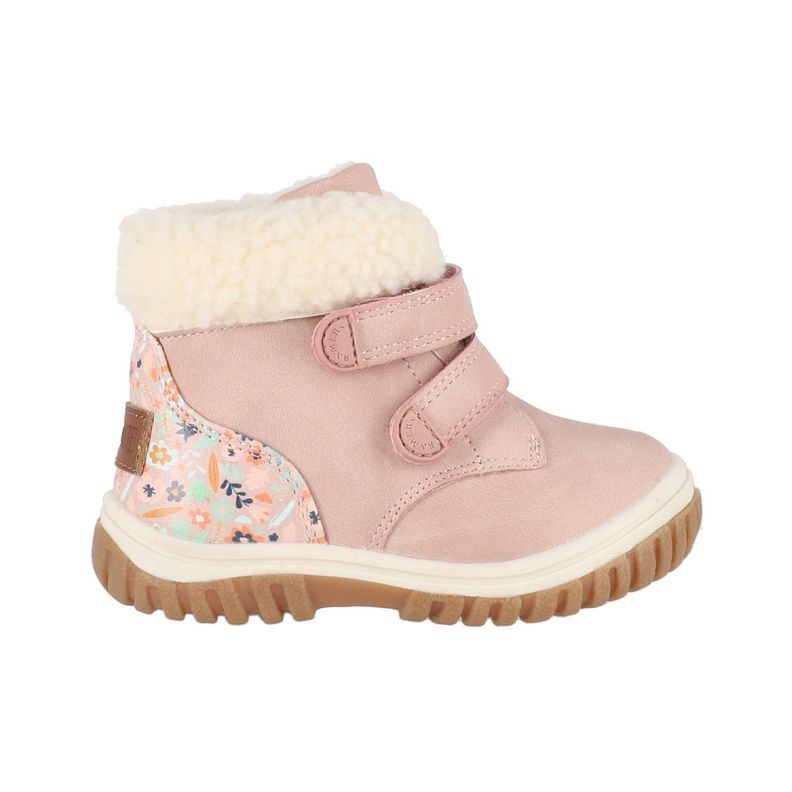 Botines Niñas Bamers Bootie Fur Rosa Viejo-0