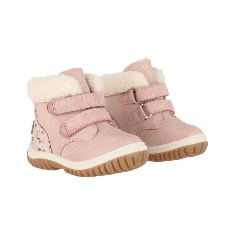 Botines Niñas Bamers Bootie Fur Rosa Viejo-4