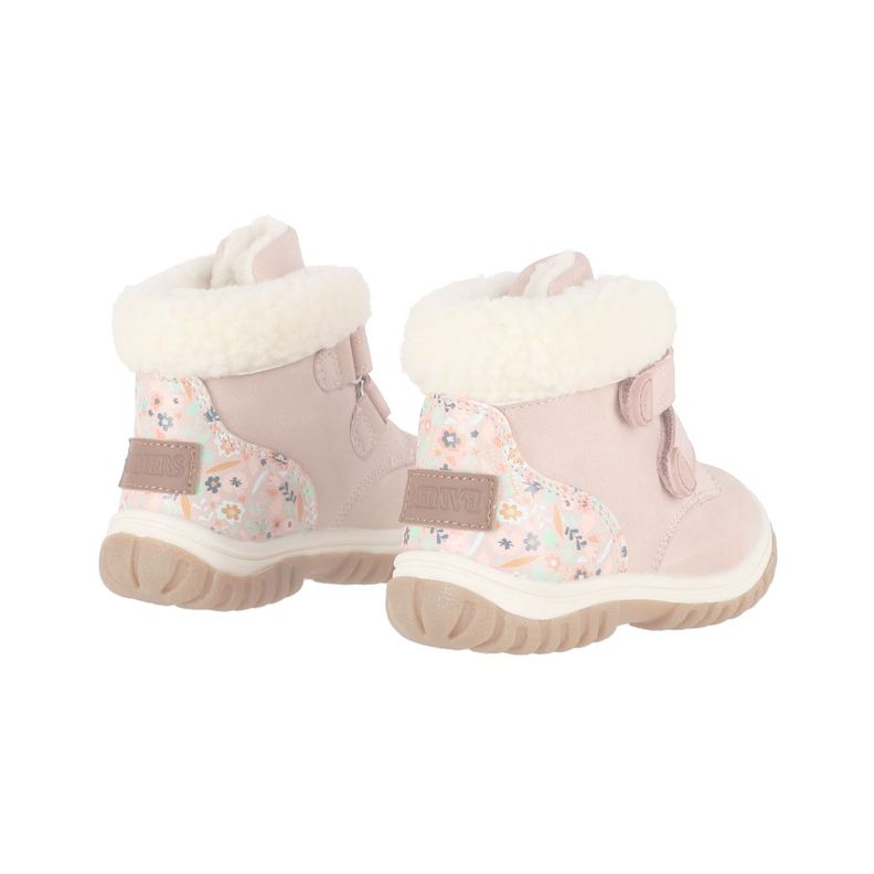 Botines Niñas Bamers Bootie Fur Rosa Viejo-5