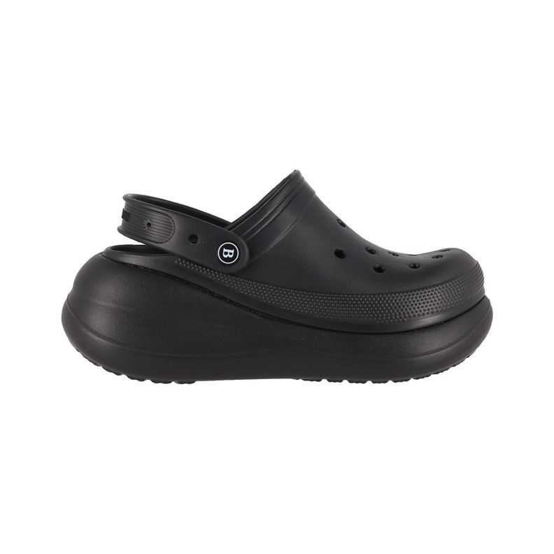 Zuecos Plataforma Mujer Bamers  Negro Air-0