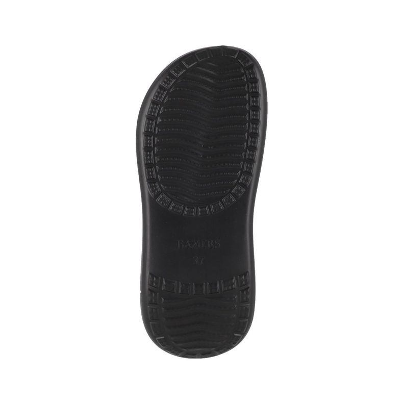 Zuecos Plataforma Mujer Bamers  Negro Air-3