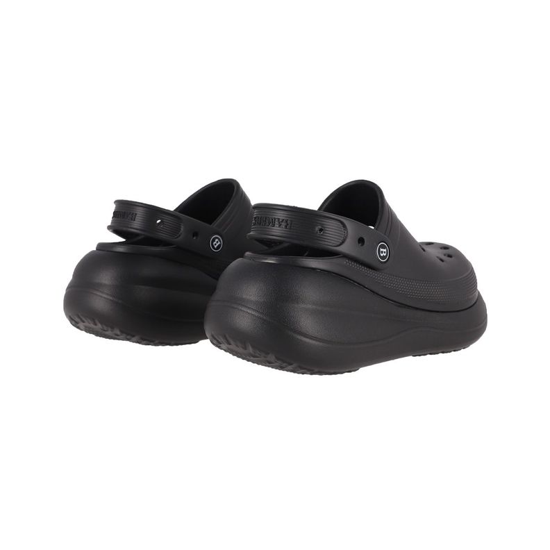 Zuecos Plataforma Mujer Bamers  Negro Air-5