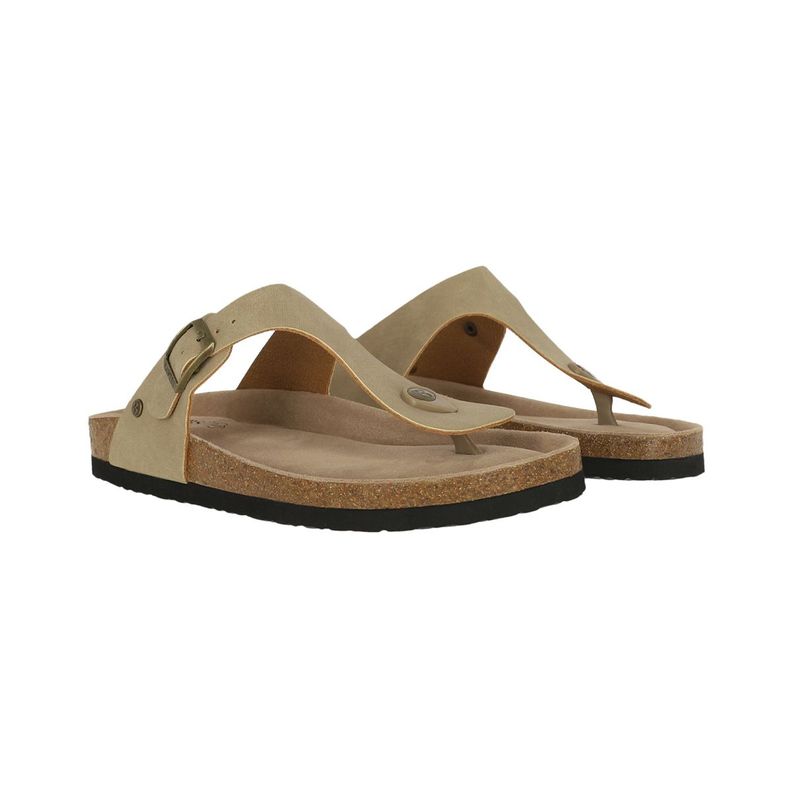 Sandalia Bamers Kend Capri High Mujer Beige Oscuro-2