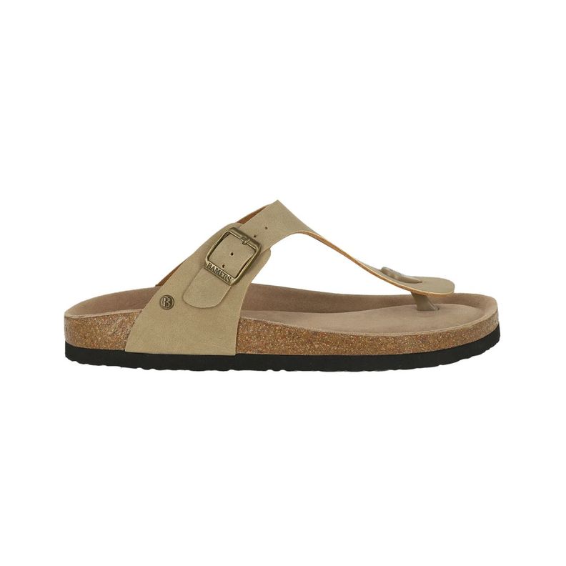 Sandalia Bamers Kend Capri Mujer Beige Oscuro