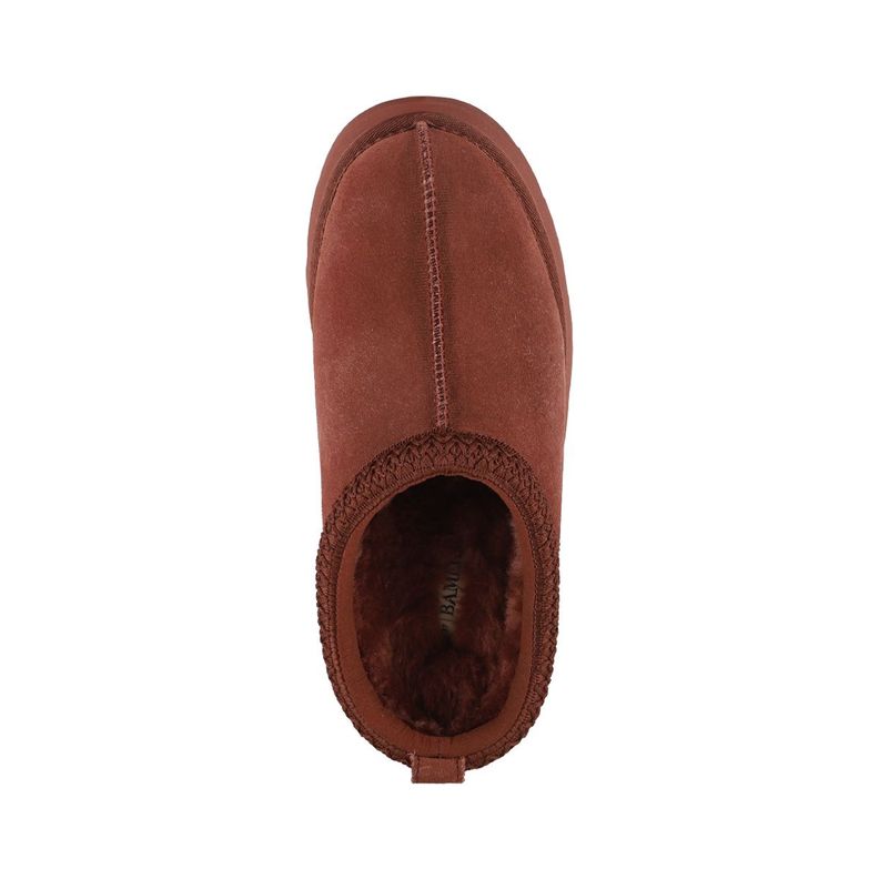 Pantufla Mujer Bamers Piemonte Cuero Terracota-2