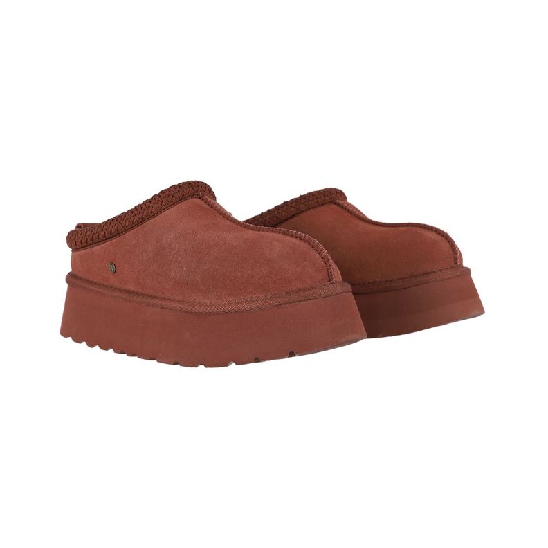 Pantufla Mujer Bamers Piemonte Cuero Terracota-4
