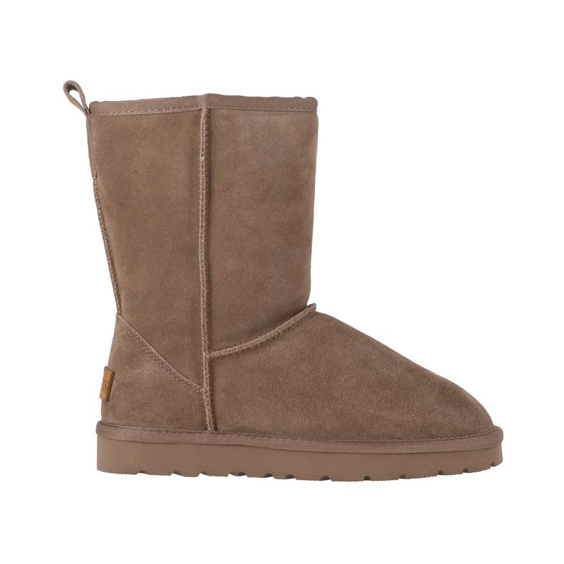 Bota Mujer Cuero Blast Classic Cafe Claro Bamers 35