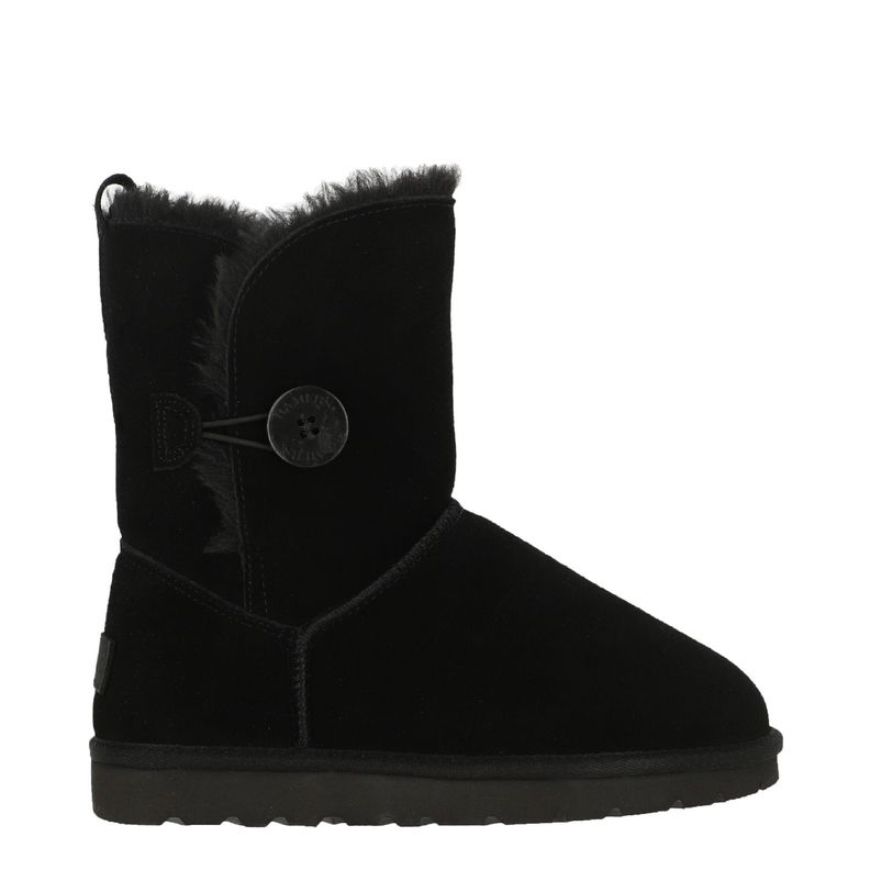 Bota Bamers Blast Button Leather Mujer Negro-0