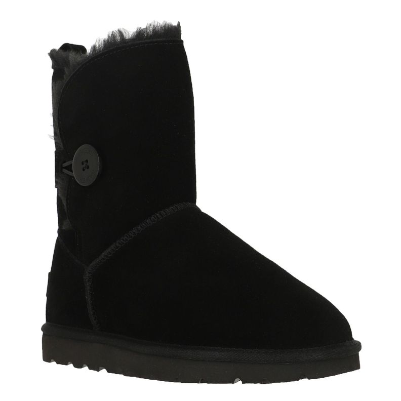 Bota Bamers Blast Button Leather Mujer Negro-1