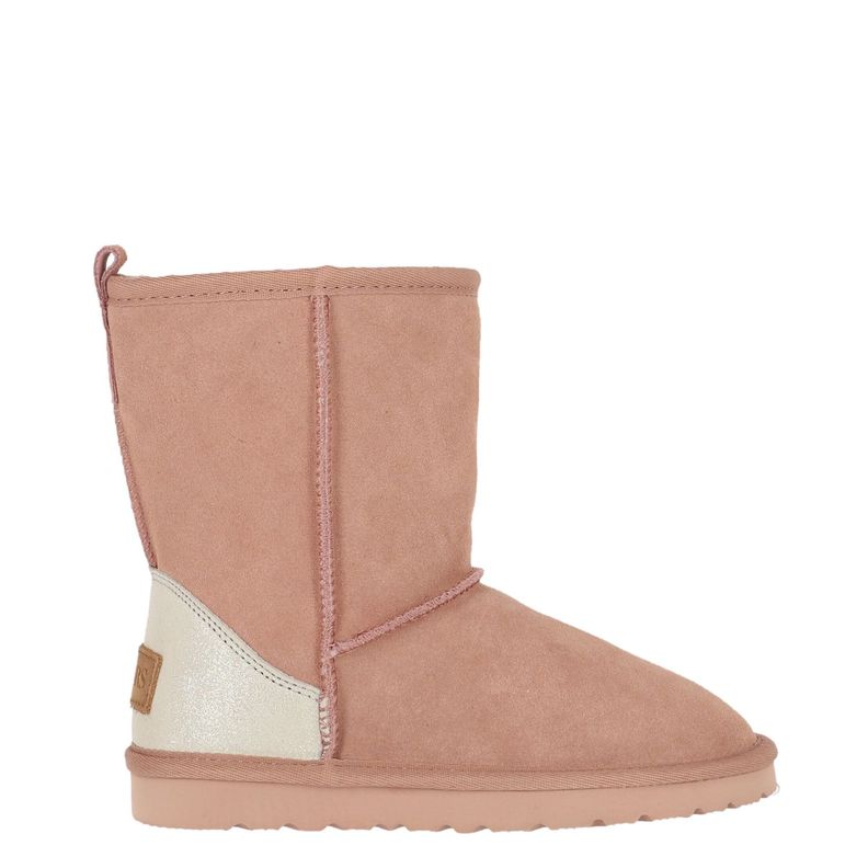 Bota Bamers Blast Zip Leather Niñas Rosado-0