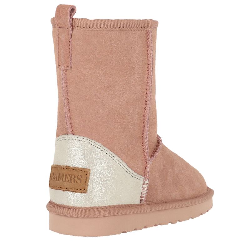 Bota Bamers Blast Zip Leather Niñas Rosado-2