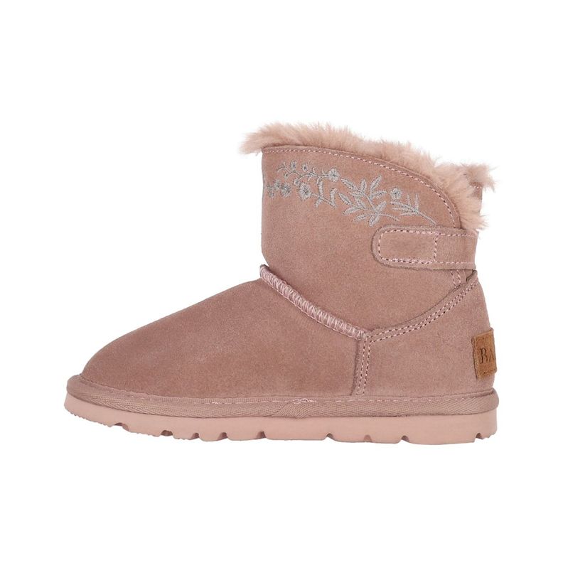 Bota  Bamers Blast Strap Cuero Niño Rosado-1