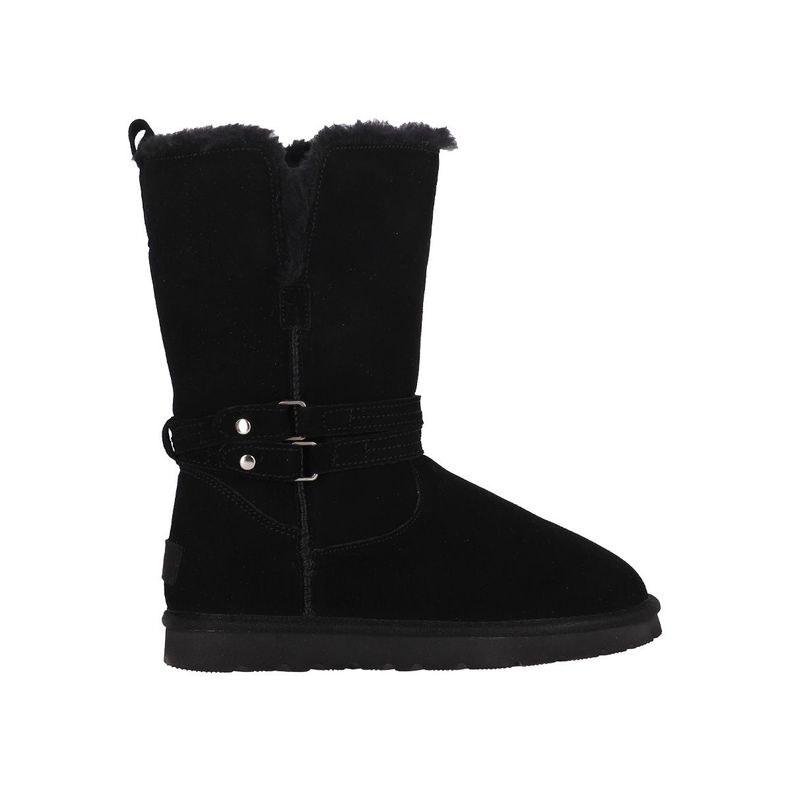 Bota Mujer  Bamers Blast Belt Cuero Negro-0