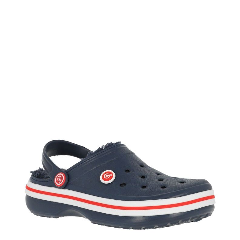 Zueco Bamers Refugio Line Niños Unisex Azul/Rojo-1
