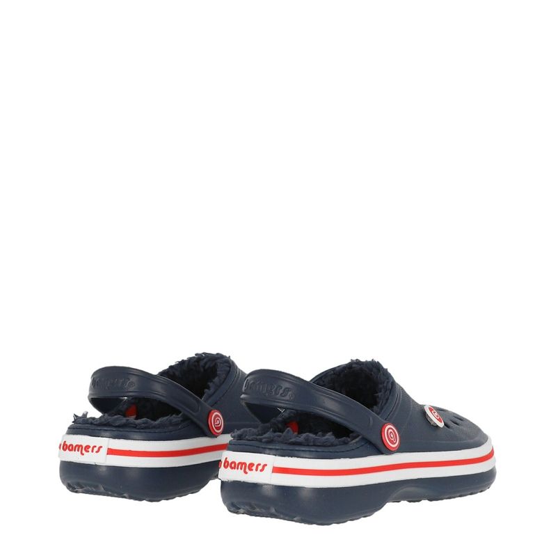 Zueco Bamers Refugio Line Niños Unisex Azul/Rojo-4