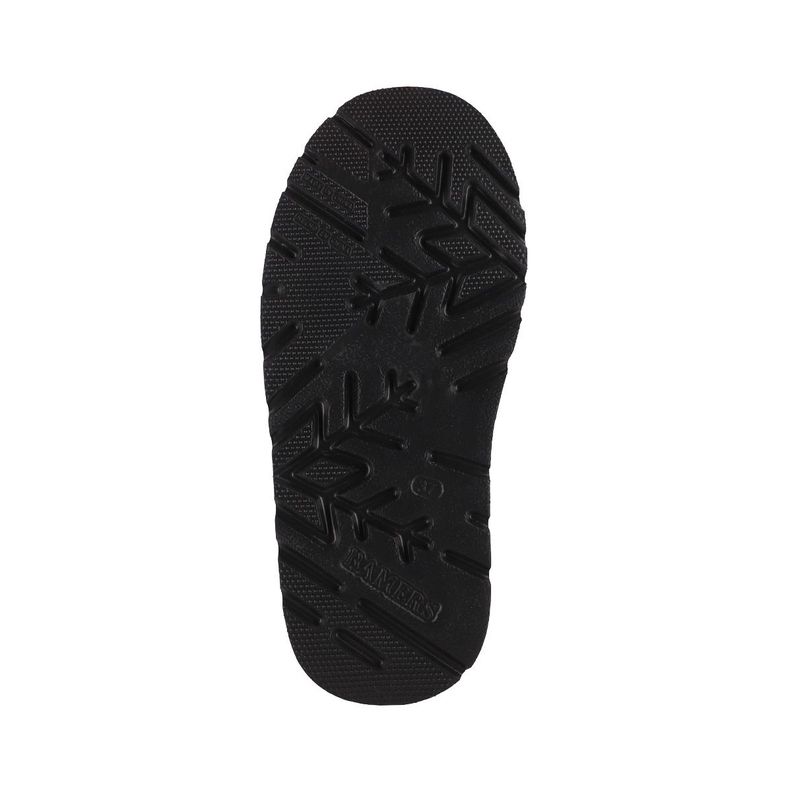 Pantufla Mujer Bamers Piemonte Cuero Negro-3