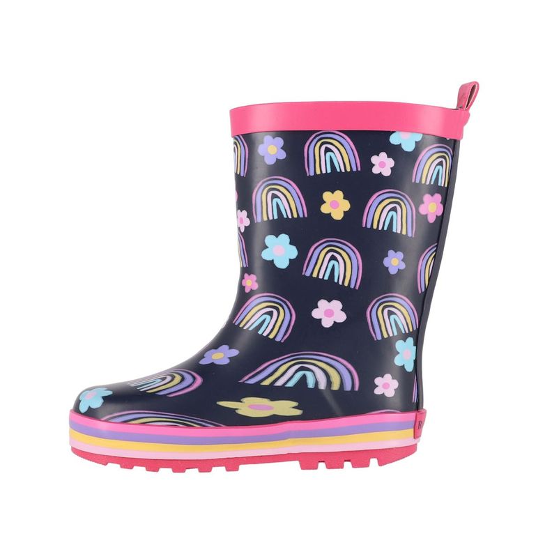 Botas de Agua Niñas Bamers Malka Azul Marino Print-1