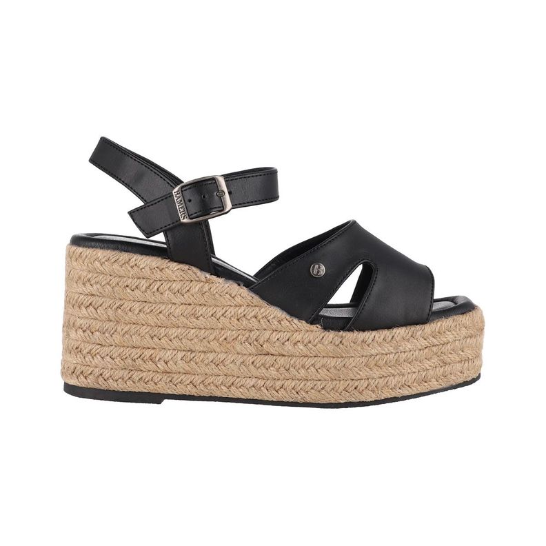Sandalias Plataforma Mujer Bamers Beirut Negro-0