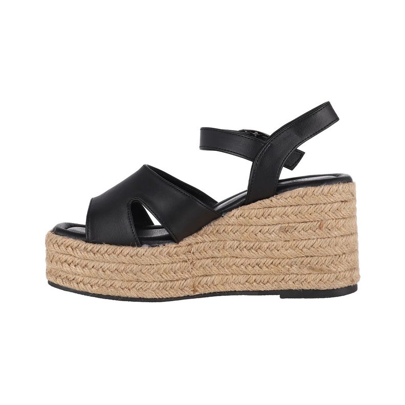Sandalias Plataforma Mujer Bamers Beirut Negro-1