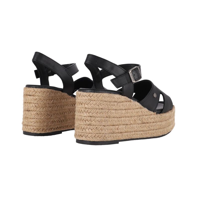 Sandalias Plataforma Mujer Bamers Beirut Negro-5