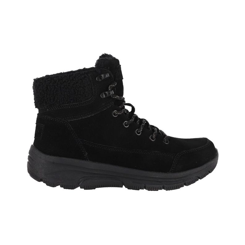 Botin Mujer Bamers Tivoli Laces Cuero Negro-0