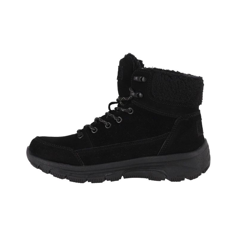 Botin Mujer Bamers Tivoli Laces Cuero Negro-1