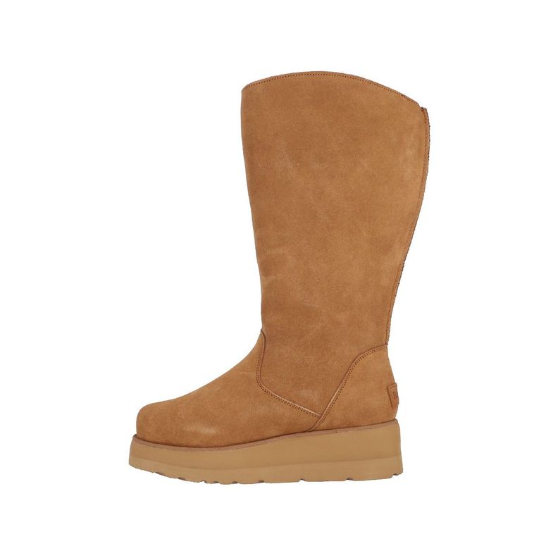 Bota Bamers Cadiz High Cuero Mujer Caramel-1
