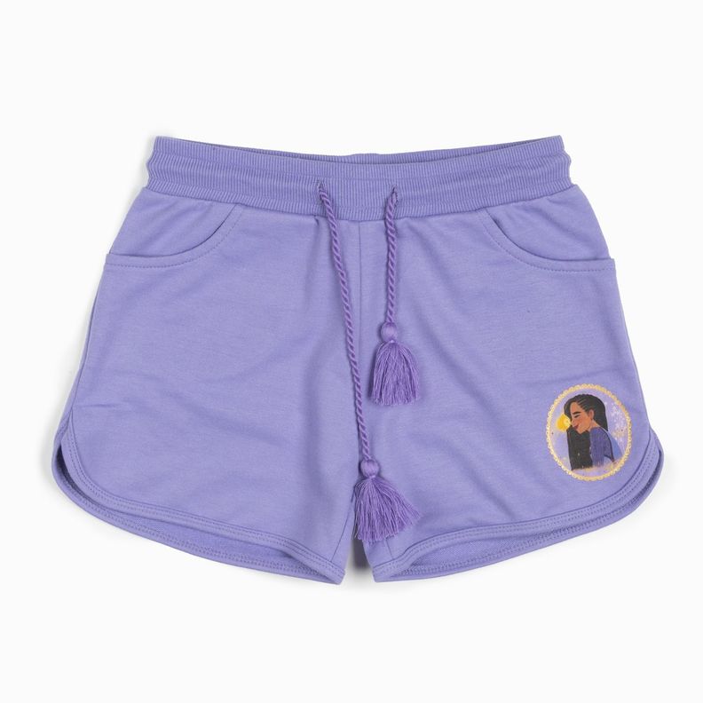 Short Niña Wish Asha Morado Disney-2