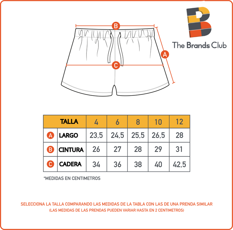 Short Niña Wish Asha Morado Disney-5