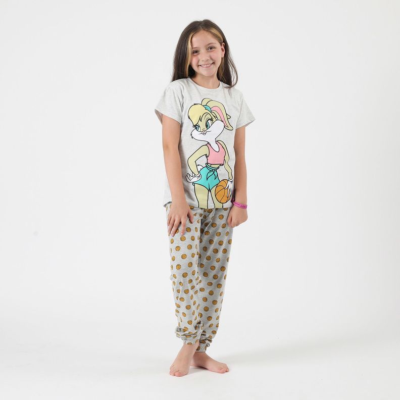 Pijama Niña Basketball Blanco Looney Tunes-0