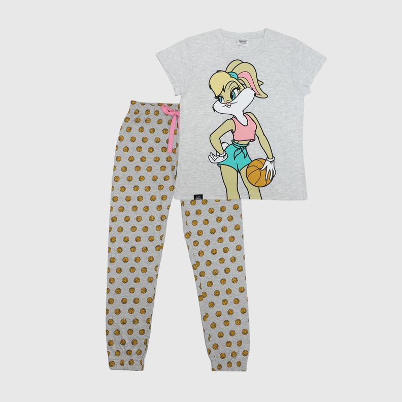 Pijama Niña Basketball Blanco Looney Tunes-3