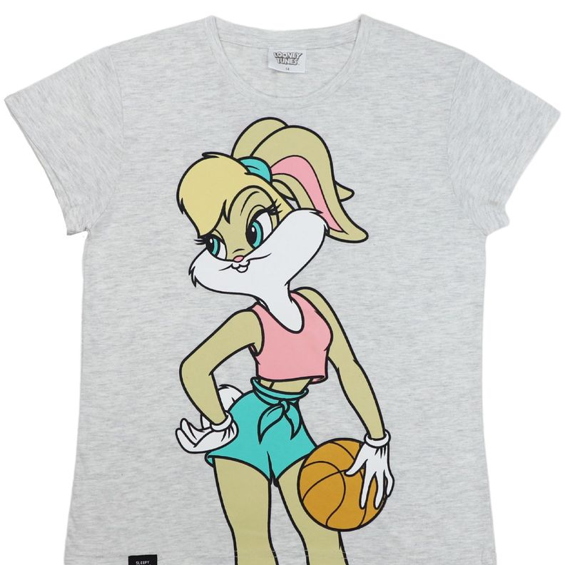 Pijama Niña Basketball Blanco Looney Tunes-4