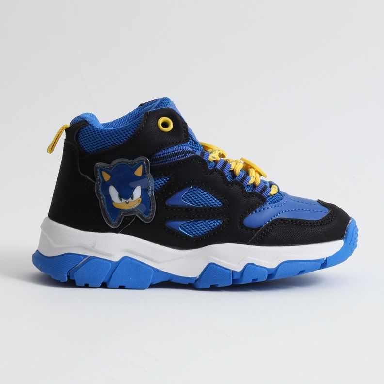 Zapatilla Outdoor Nino Personaje Azul Sonic