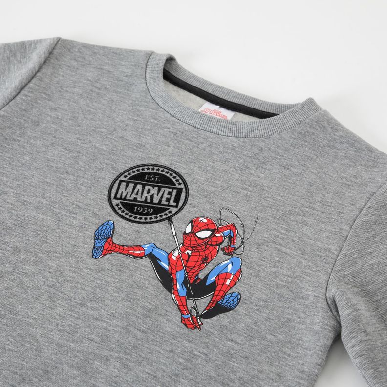 Buzo Niño Spiderman Balance Gris Marvel-4