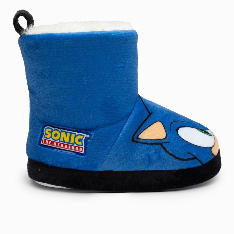 Pantufla Bota Niño Cara Azul Sonic-2